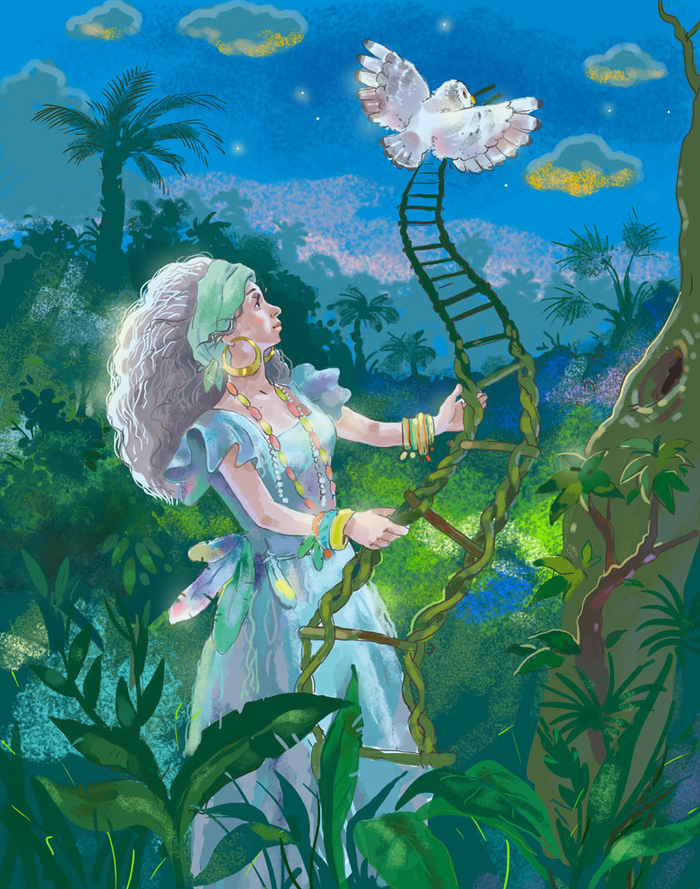 Иллюстрация из сборника "Сказки со всего света"