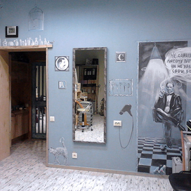 Роспись салона парикмахерских услуг АС Студия, Харьков