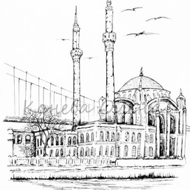 Стамбул. Мечеть Ортакёй 