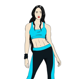 Девушка брюнетка