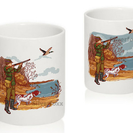 Иллюстрация «Охота» для деколи