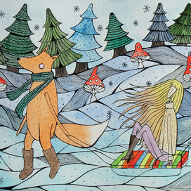 Девочка и лис