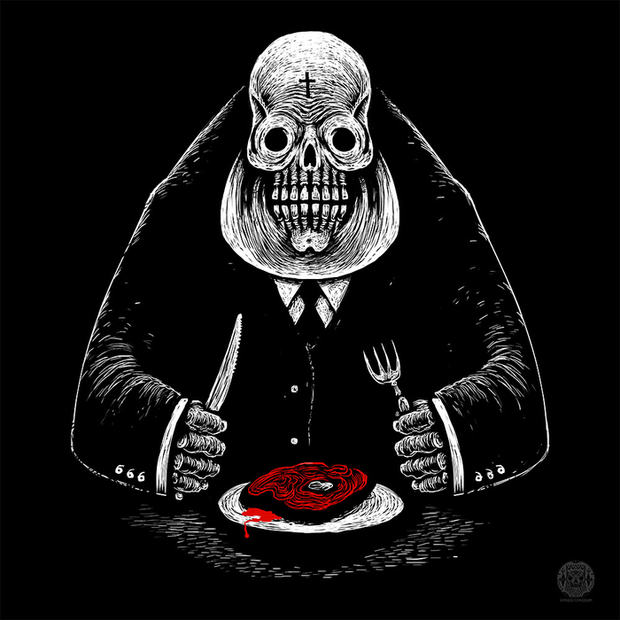 Каждый вечер господин У. ужинал большим сочным куском мяса, он ел его сырым, внутренний гнев и алые угли превосходства над другими поджаривали мясо уже внутри него. Запивал обычно родниковой водой с примесью серебра и слёз неизвестных и далёких.