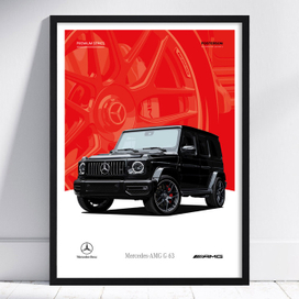 Постер Mercedes-Benz AMG G 63