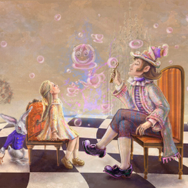 Чаепитие мыльнопузырьное. 