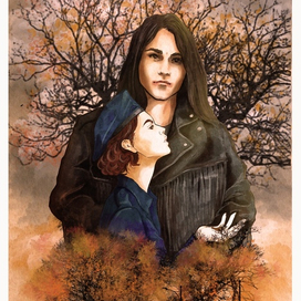 иллюстрация к книге Макса Далина, "Зелёная кровь. Собачий вальс".