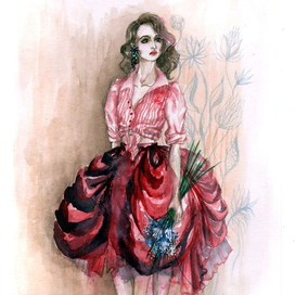 фэшн иллюстрация