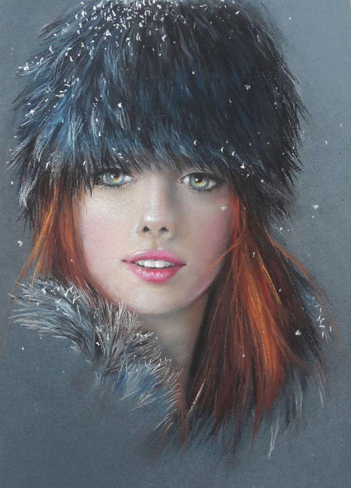 Соня (пастель)