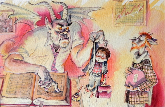 Иллюстрация для журнала "Куча-мала"