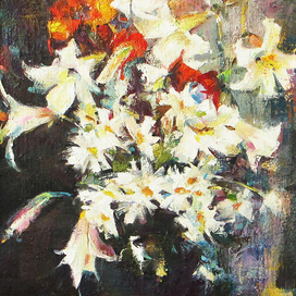 Н. Фешин Ромашки и маргаритки (копия)