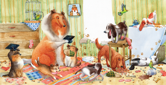 это  - овчарка, красавица Колли...