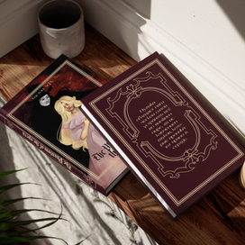 Обложка к книге "Призрак оперы" Гастона Леру, мокап