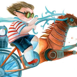 Рогатый конь