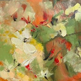 Холст 30*40, масло. «Весной»