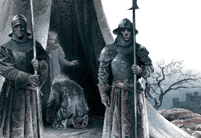 Лир просит прощения у Корделии