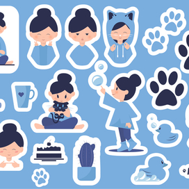 Стикерпак "anikiya_artist"