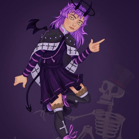 Violet demon