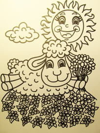 Разукрашки к стихотворениям