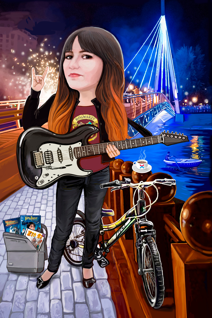 портрет девушки