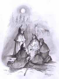 Отступление из России. Рождественская ночь