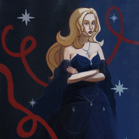 Дама в чёрном