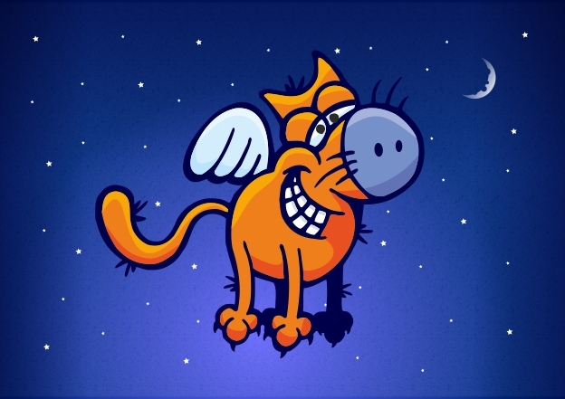 Кот летающий