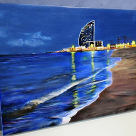 Ночная Barcelona 