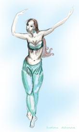 восточная танцовщица