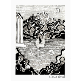 Иллюстрация к произведению А.П. Чехова "Пари"