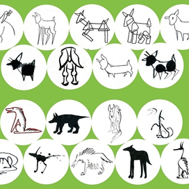 Зарисовки персонажей к книге "Дизайн и семеро козлят"