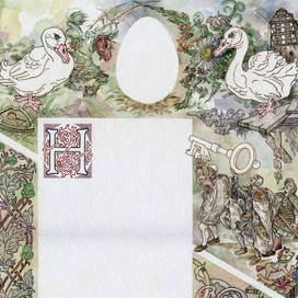 Ханс К. Андерсен "Гадкий Утёнок" ( фрагмент 4-й страницы )