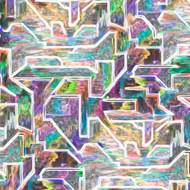 Неоновый город