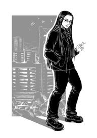 Цифровая открытка. Портрет друга