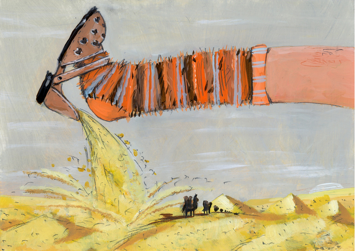 Песок в сандаликах 