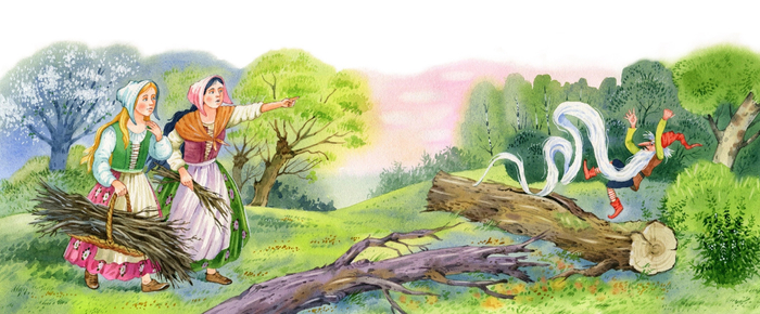 К сказке Братьев Гримм "Беляночка и Розочка", для Эксмо