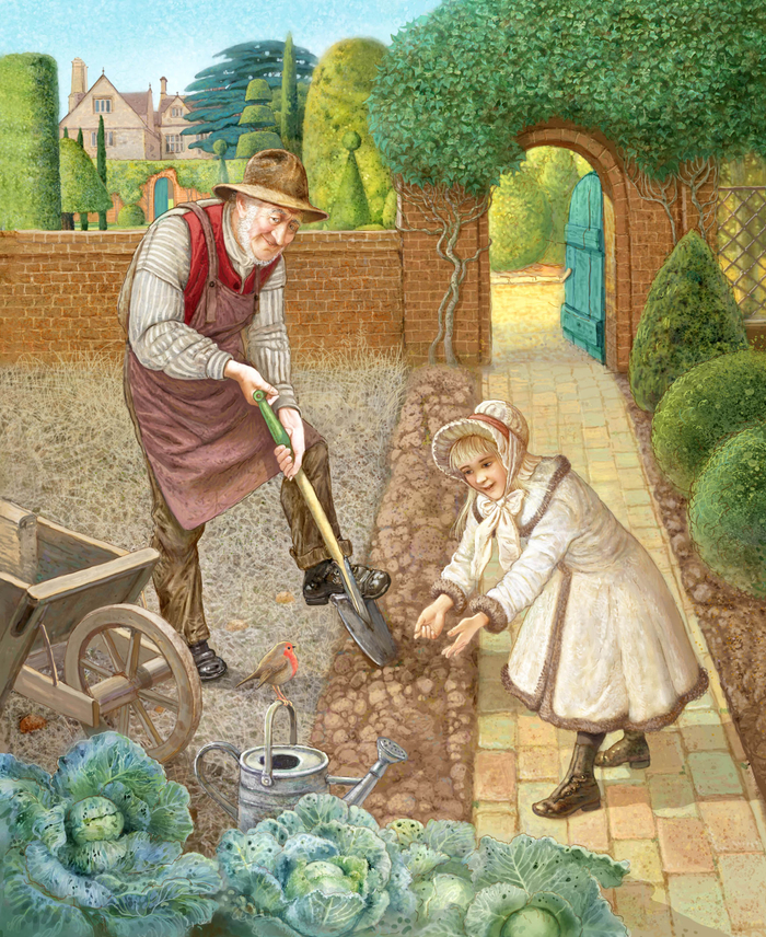 "Таинственный сад" Фрэнсис Бёрнетт