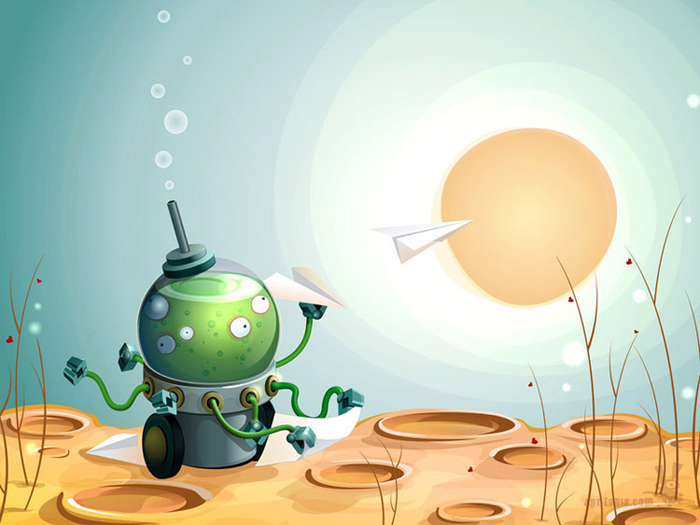 Летающие бумажки