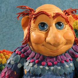 Герои сказок, сделанные из пластилина