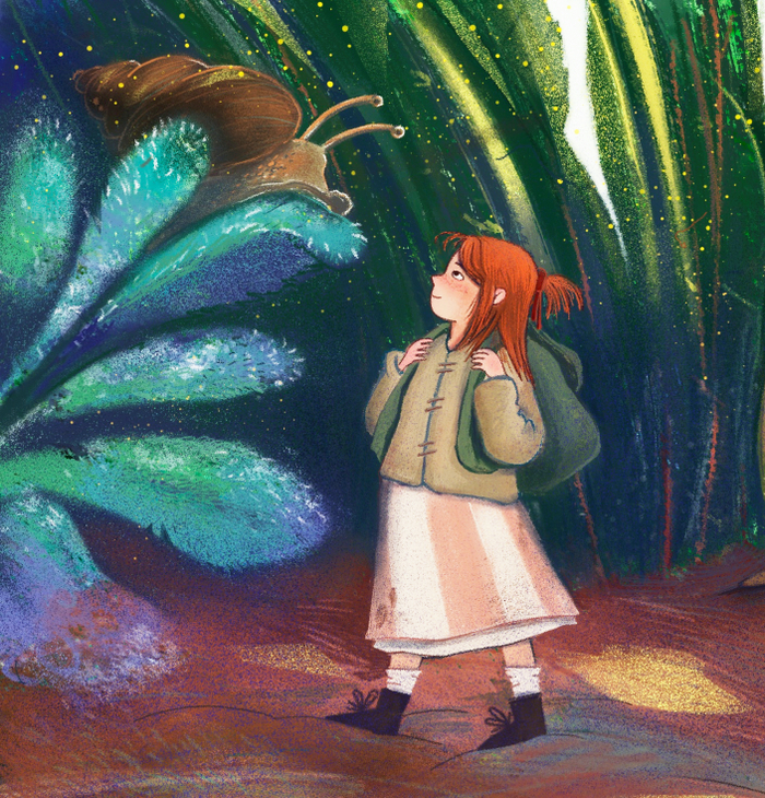 иллюстрация к повести Мери Нортон "Добывайки в поле"