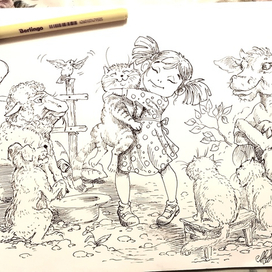 обнимашки.. скетч