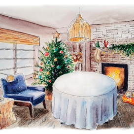Интерьер в Рождество