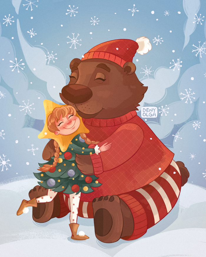 Новогодняя открытка