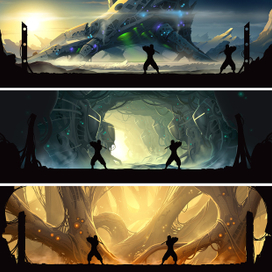 Фоны для игры Shadow fight