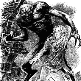 "Чудовище вида ужасного схватило ребёнка несчастного...." ))