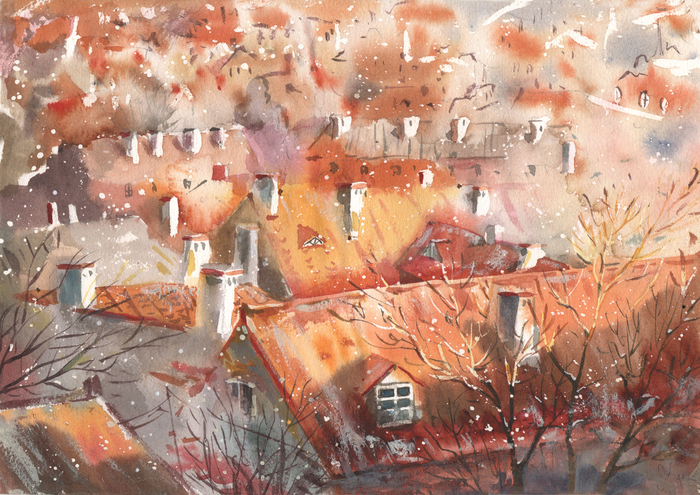 Крыши Таллинна.