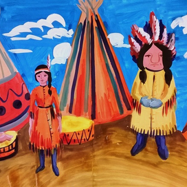 декорация к детскому спектаклю "Питер Пен"