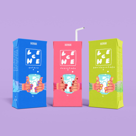 иллюстрация для упаковок с молоком 