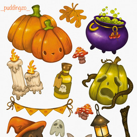 Sticker pack halloween 