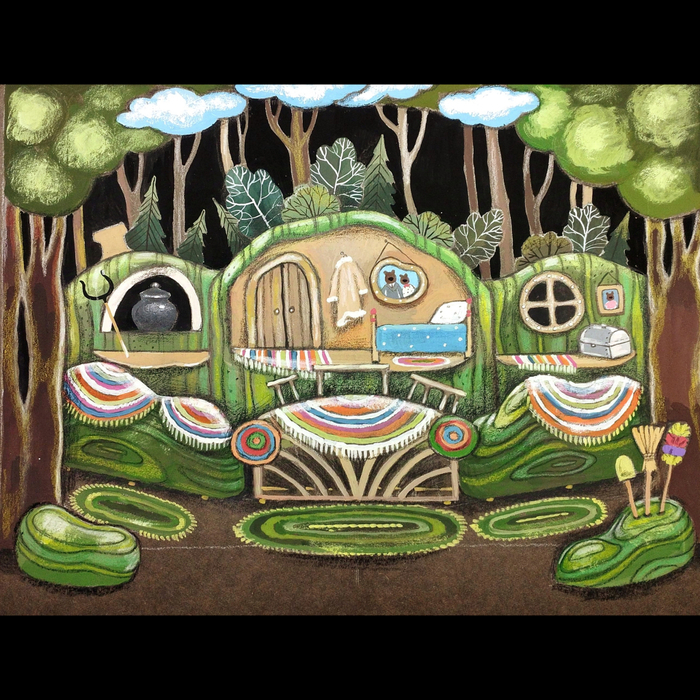 Берлога сп-ль "Машенька и медведь" Эскиз