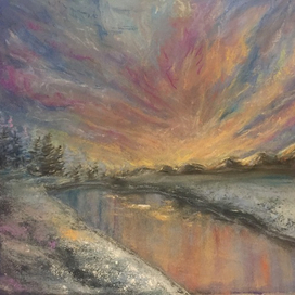 Краски зимнего вечера